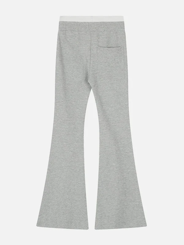 solid-drawstring-flare-pants