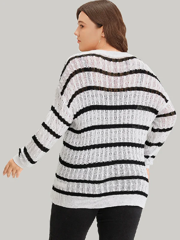 striped-cable-knit-drop-shoulder-pullover