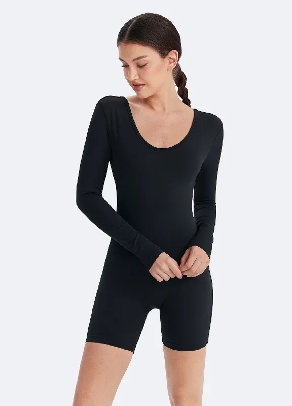 U-back Long Sleeve Bodysuit