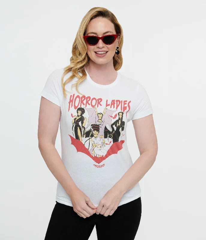 white-horror-ladies-fitted-graphic-tee