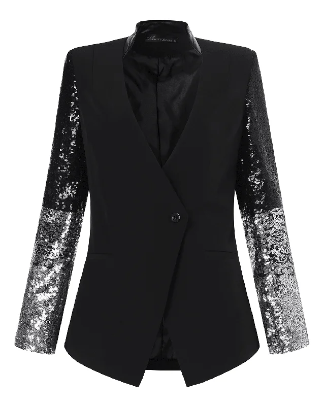 women-party-gradient-sequins-sleeve-fashion-suits-coats