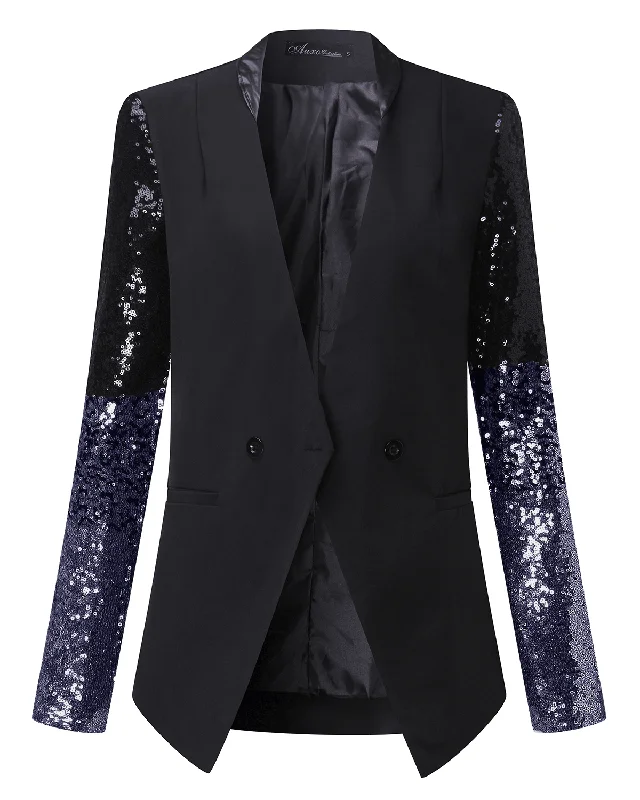 women-party-gradient-sequins-sleeve-fashion-suits-coats