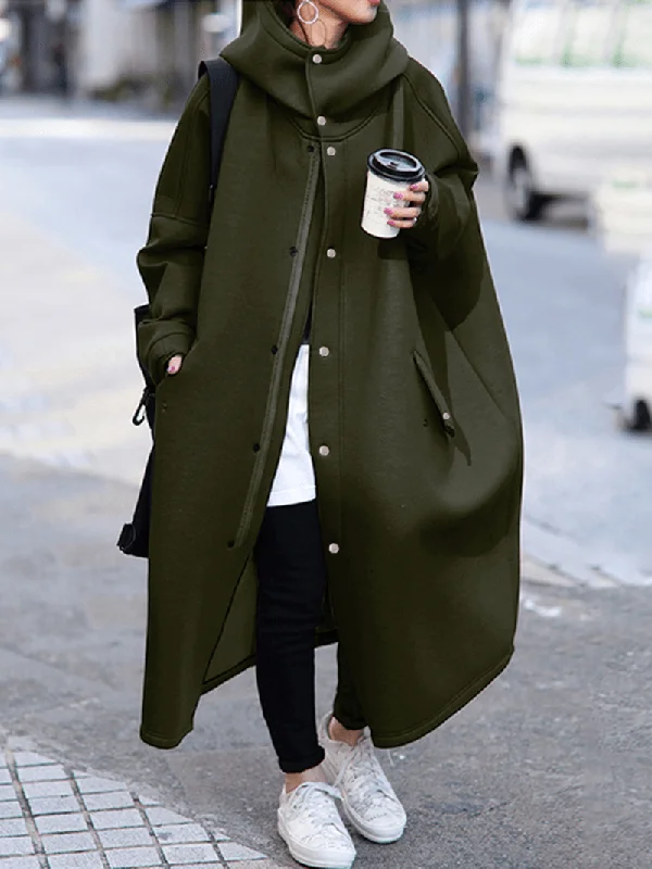 women-thick-turtleneck-long-sleeve-zipper-mid-calf-length-coats-with-pocket