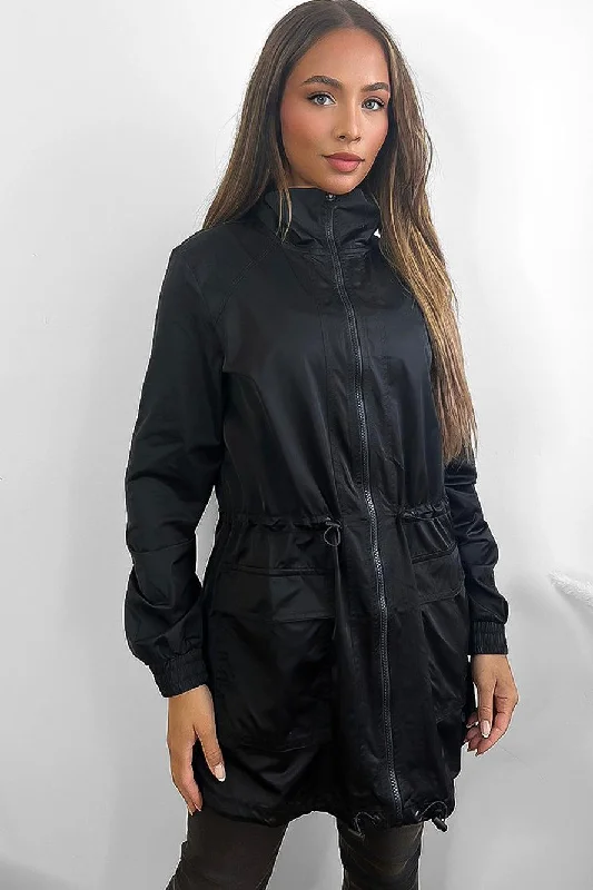 zipped-down-drawstring-waist-windbreaker